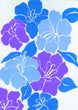 Tropical bouquet card print